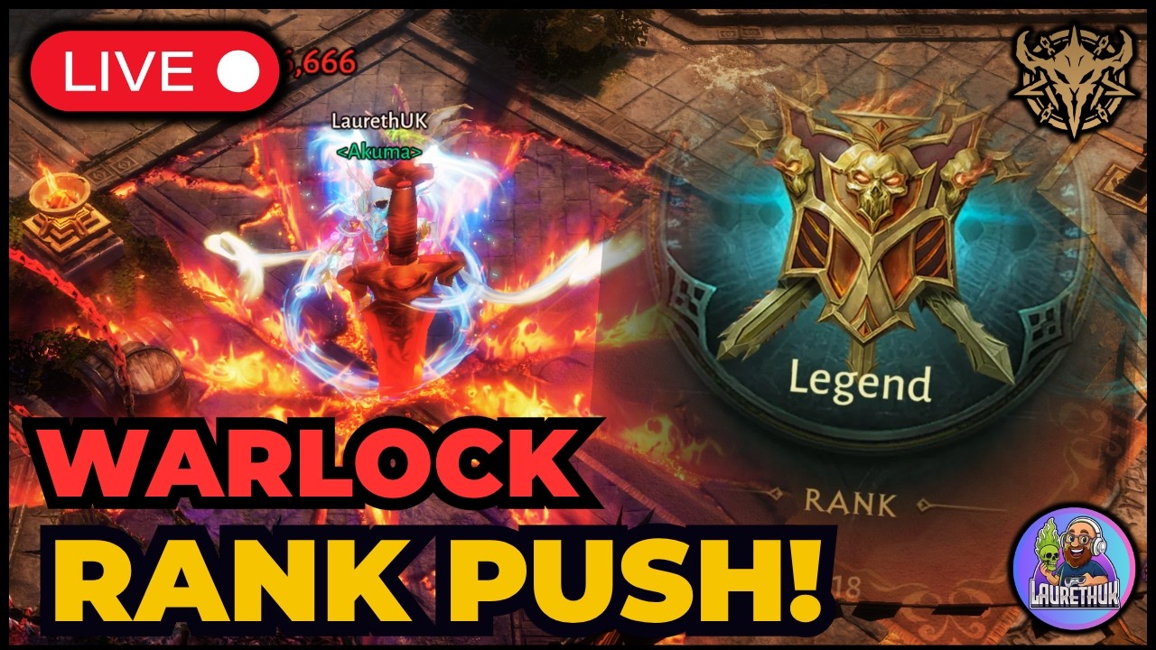 LIVE: NEW LOGO! Warlock PvP + PVE | MIRRORED JEWELS!!