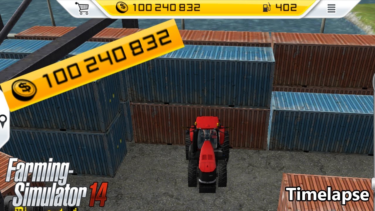 FS14 Farming Simulator 14 - 100 миллионов долларов, таймлапс #133