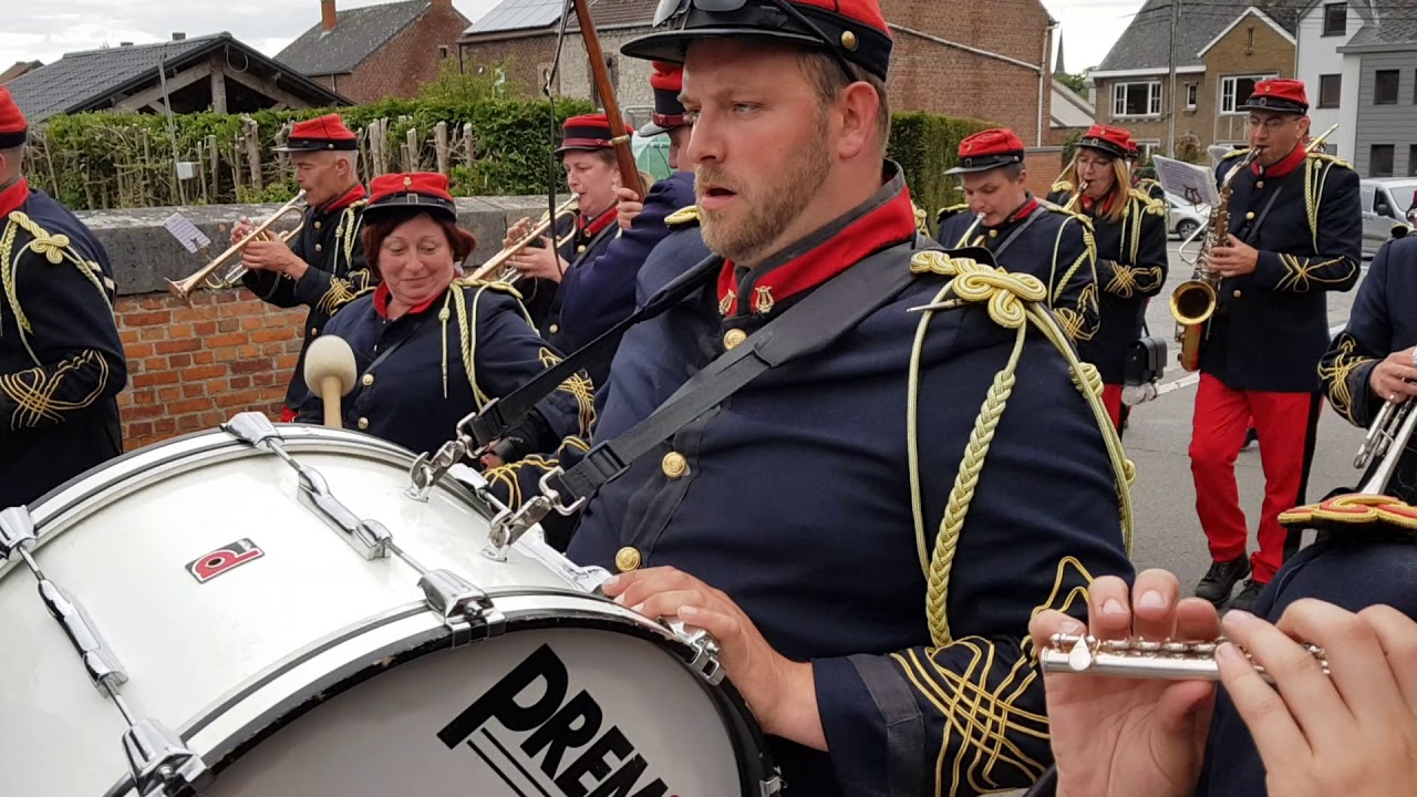 Marche Sainte Rolende 2019 Mardi de Pentecôte Gerpinnes centre 73 tour village compagnie du centre