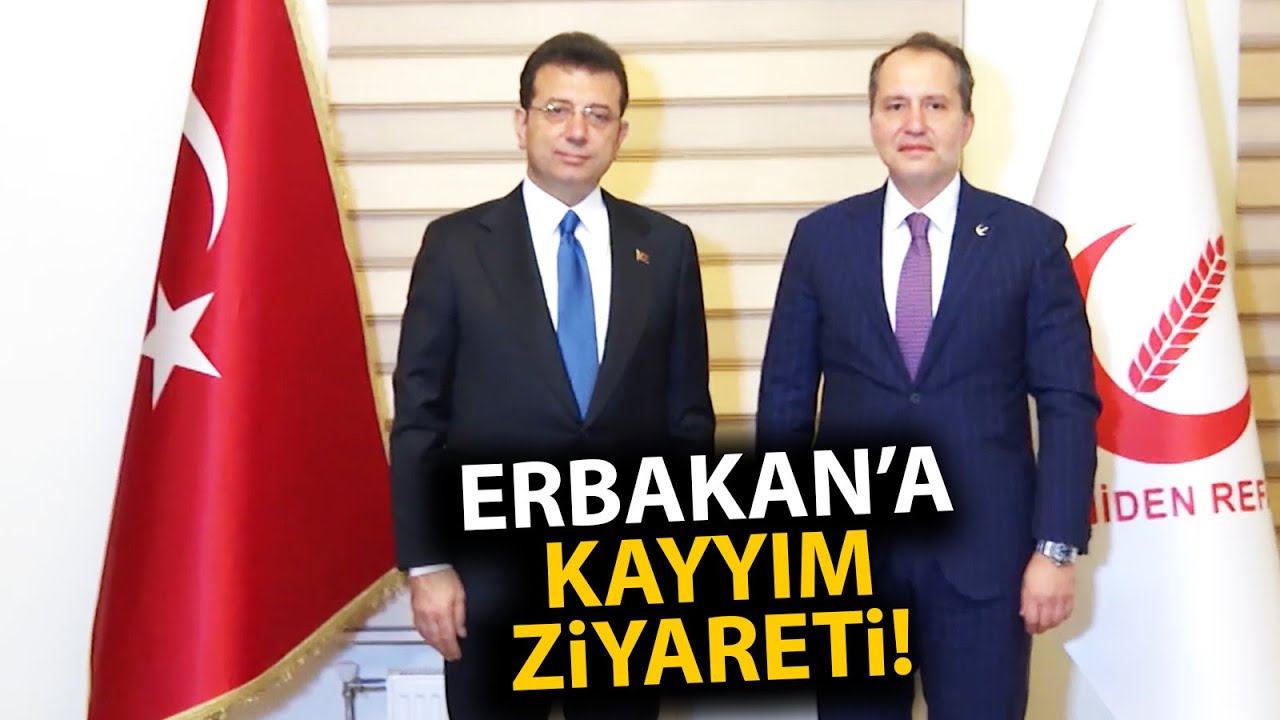 Ekrem İmamoğlu'ndan Yeniden Refah Partisi Genel Başkanı Fatih Erbakan'a kayyım ziyareti!