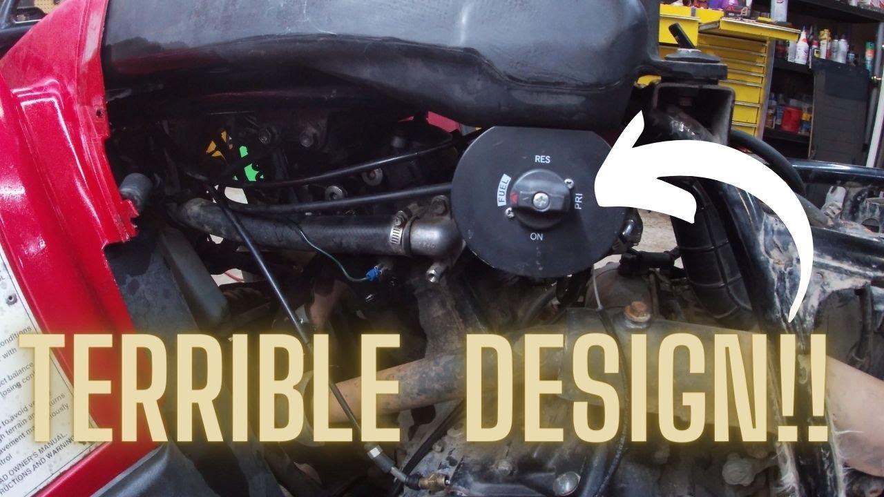 First attempt at repairing - 99 Suzuki Quad Runner 500 - w/vacuum actuated fuel petcock.
