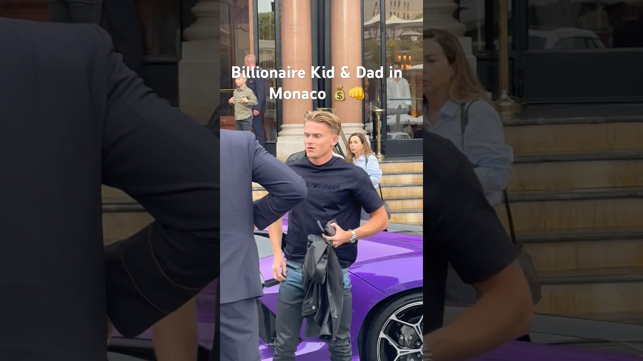 Billionaire Kid and Dad in Monaco 💰👊 #monaco