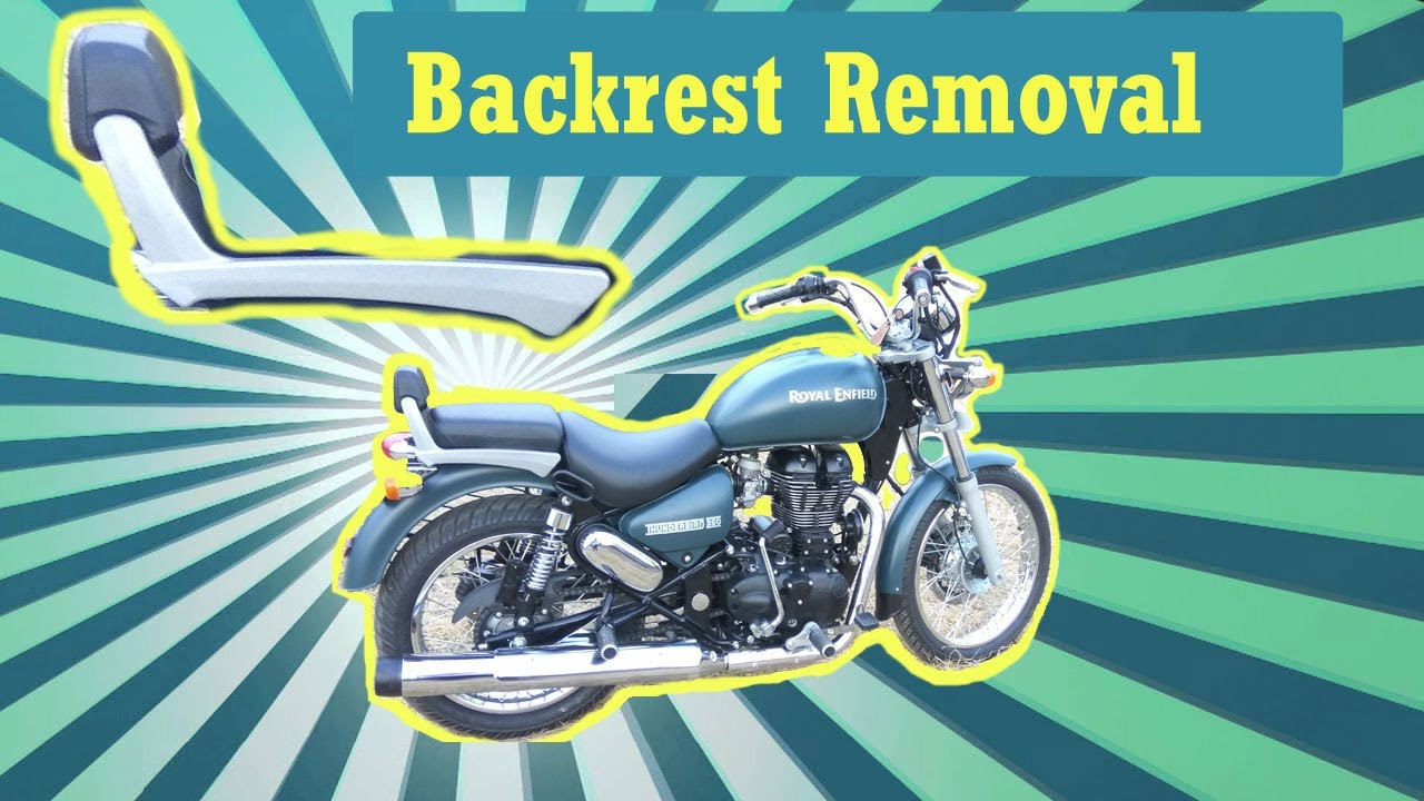 Backrest Removal #royalenfield , #enfieldlovers , #bikemodification