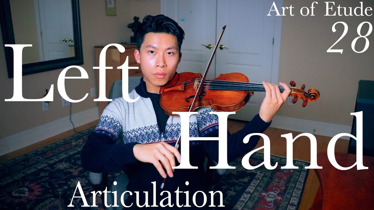Left Hand Articulation on the Violin | Art of Etude Ep. 28 | Rode Caprice No. 22 | Kerson Leong