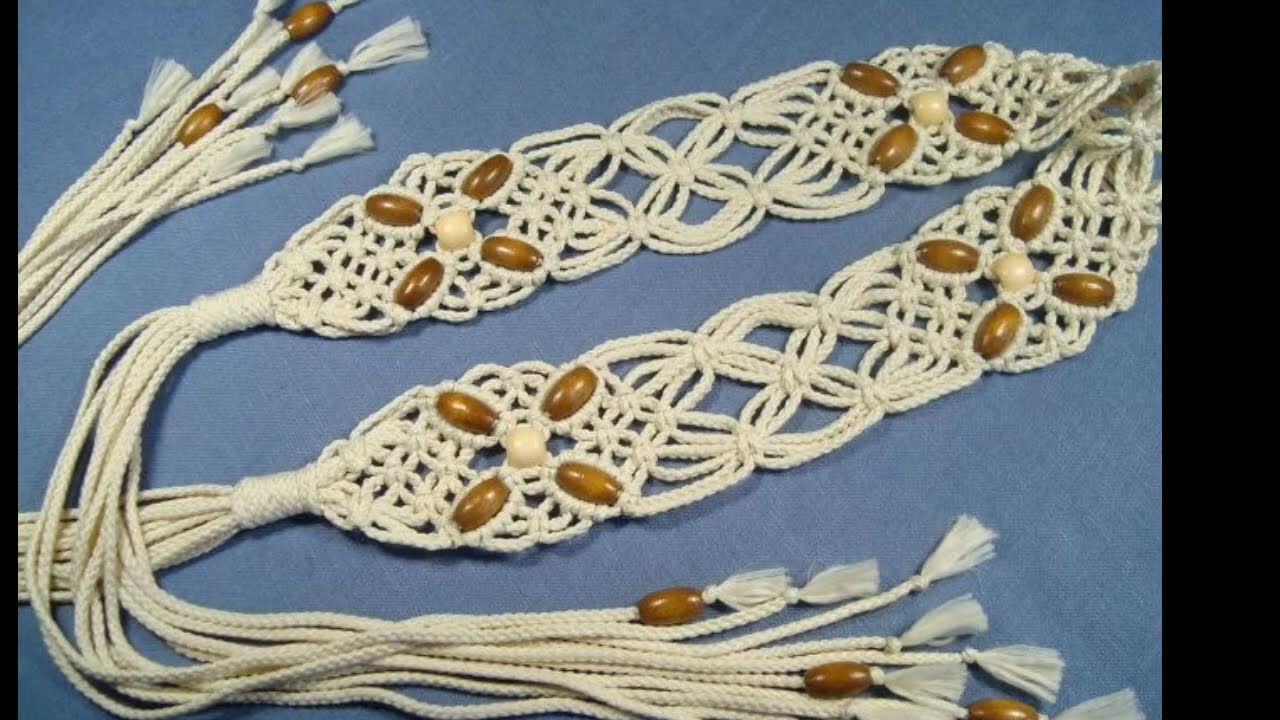 new and latest macrame belt designs ideas