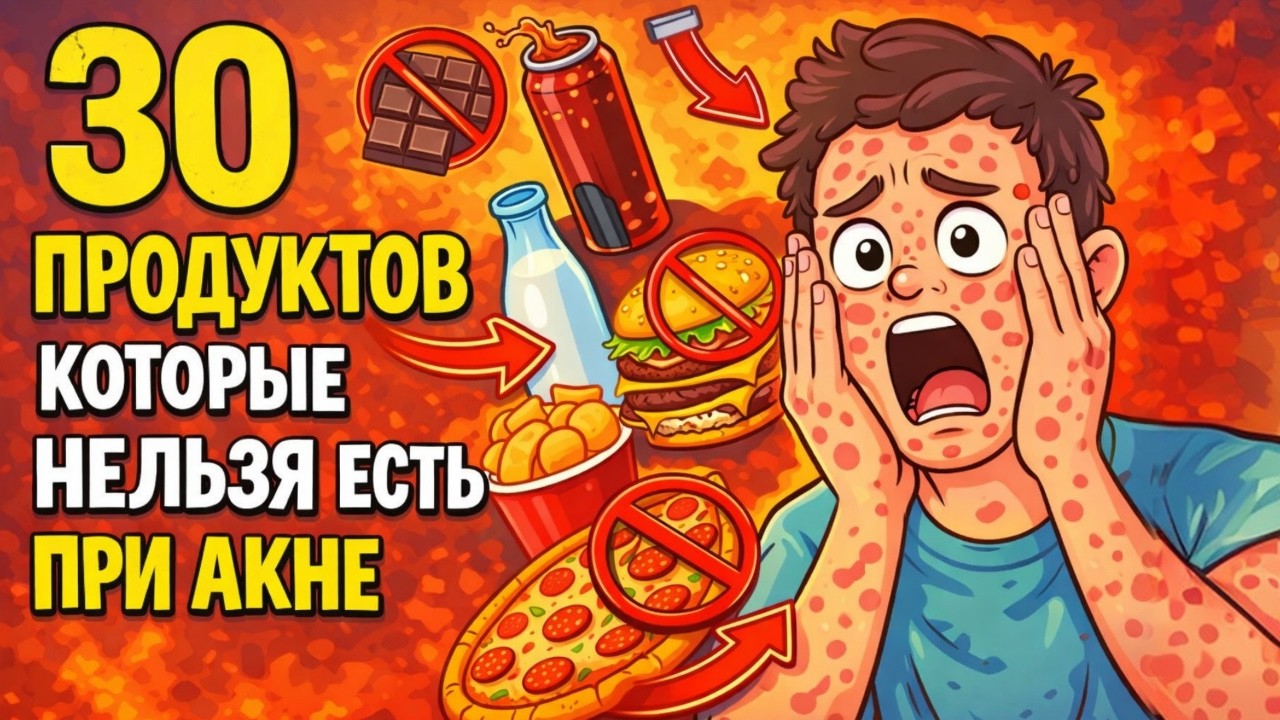 30 Продуктов, Которые Провоцируют Прыщи