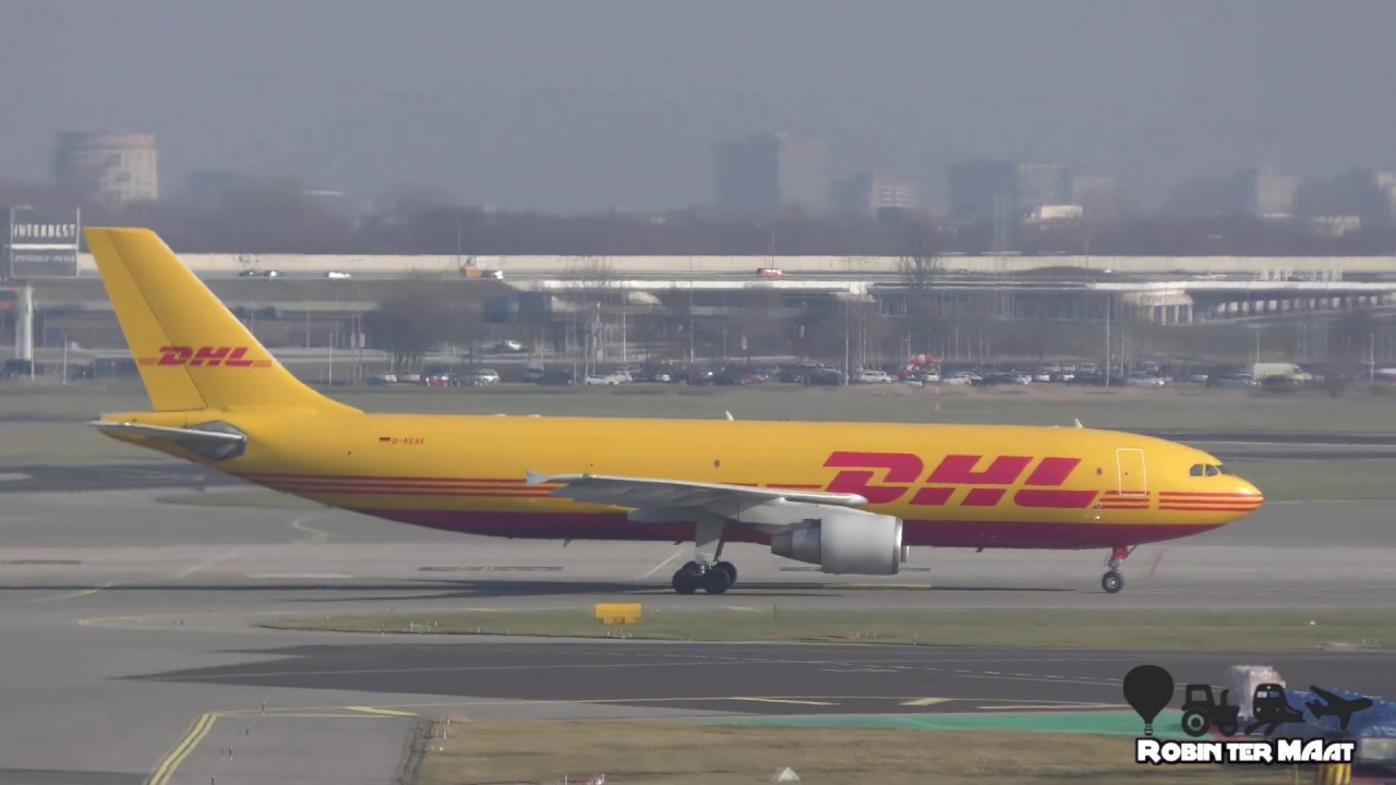 Plane Spotting at Schiphol Airport Nice day -- 4K -- 23 February -- 2019