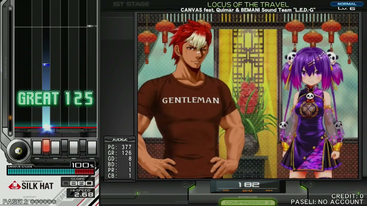 beatmania IIDX 28 BISTROVER - LOCUS OF THE TRAVEL (SP NORMAL)