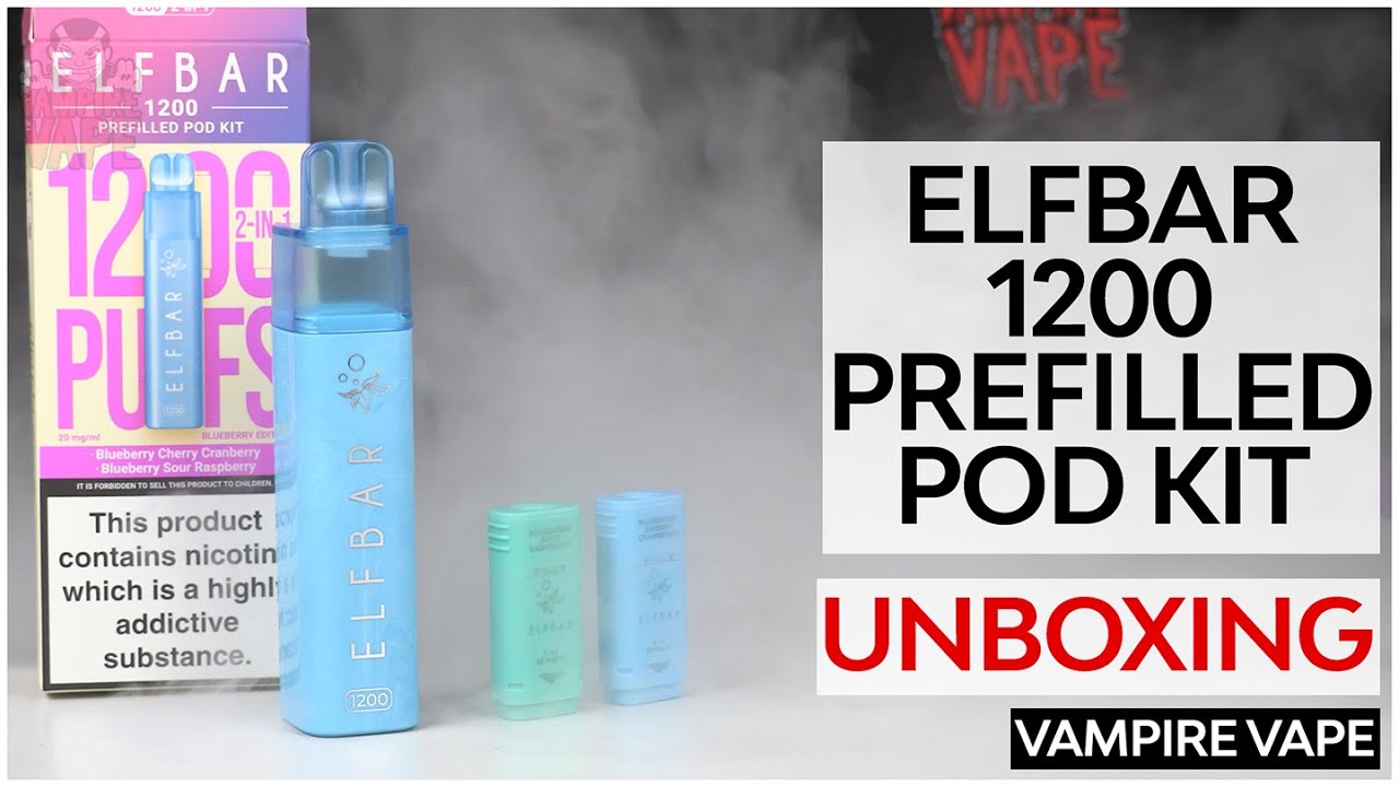 Elf Bar 1200 Pre-Filled Pod Kit Unboxing