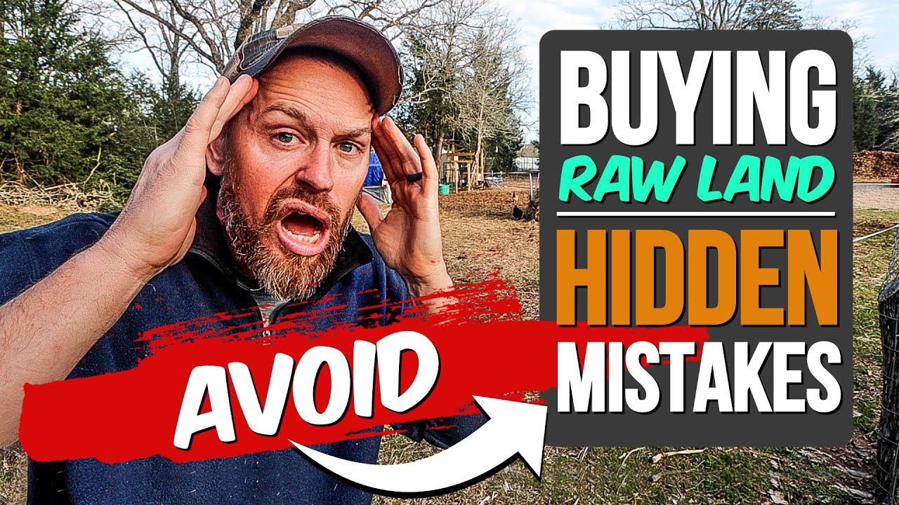 6 MORE MISTAKES When Buying Raw Land {MUST AVOID}