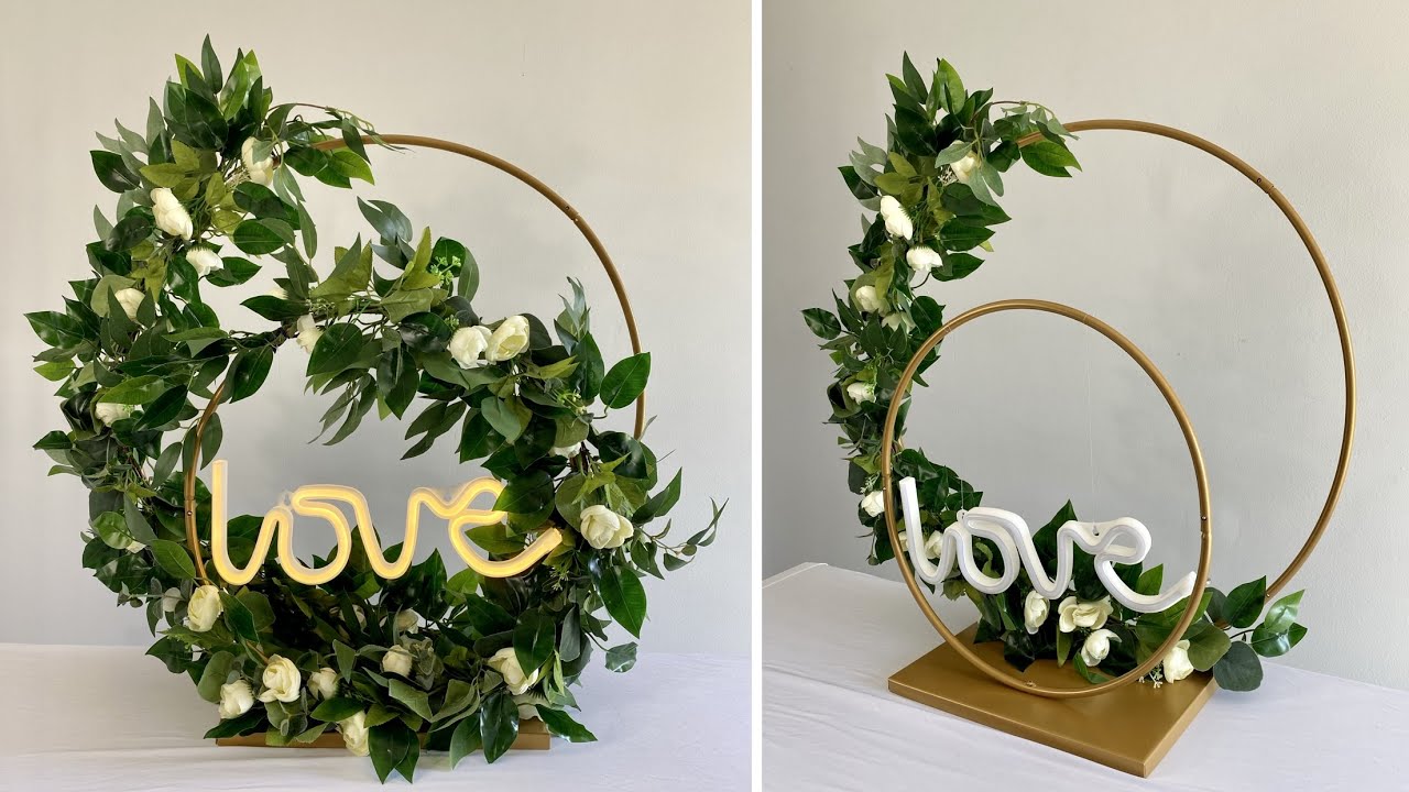 Double Hoop Easy Decoration