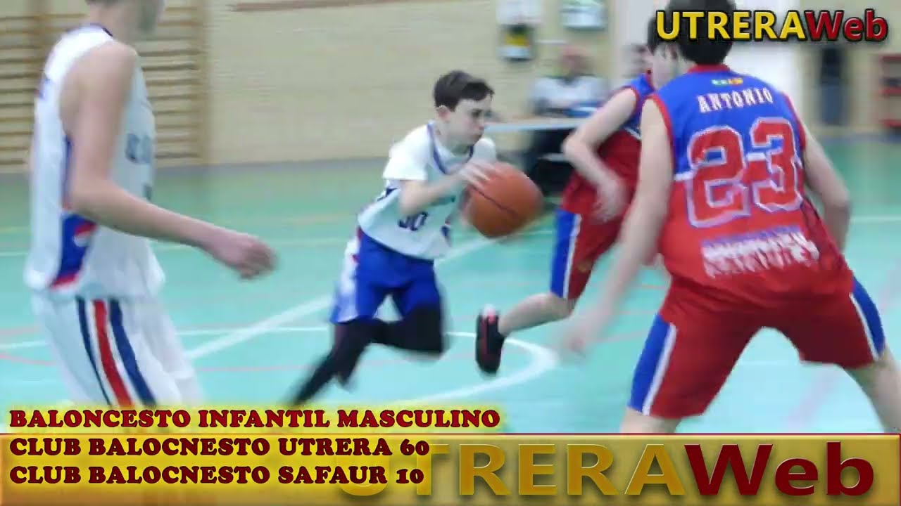 BALONCESTO INFANTIL MASCULINO CLUB BALONCESTO UTRERA 60 -  SAFAUR 10