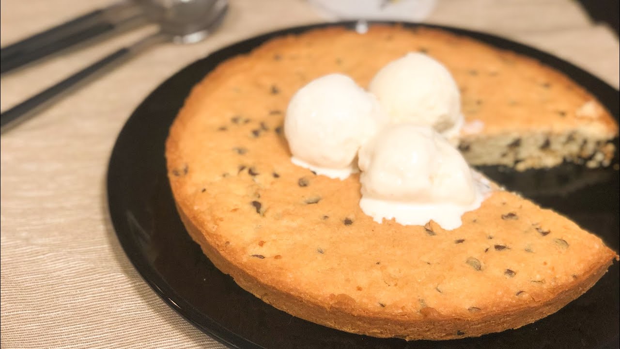 فوقت وجيز حضري كوكيز بحجم عائلي ستحبونه أكيد 🍪 Cookie géant xxl facile à préparer et trop bon