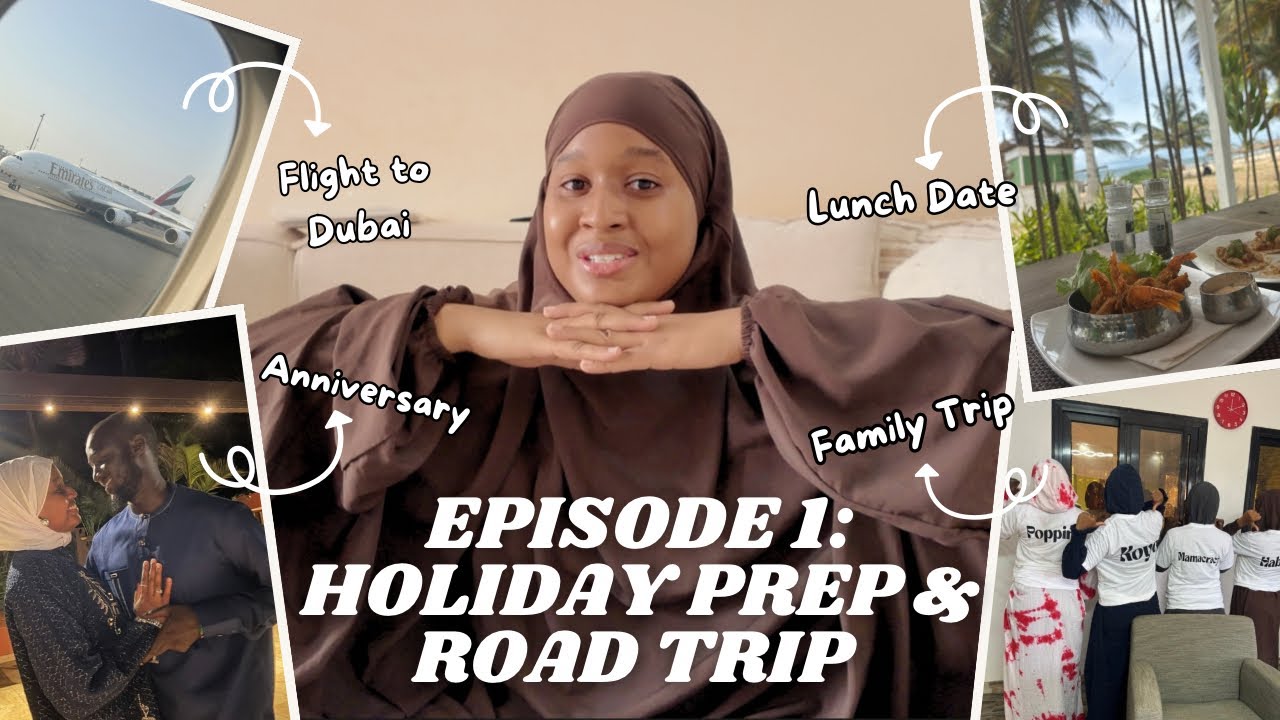 VACATION VLOG || anniversary, holiday prep, road trip to Dakar || Episode 1