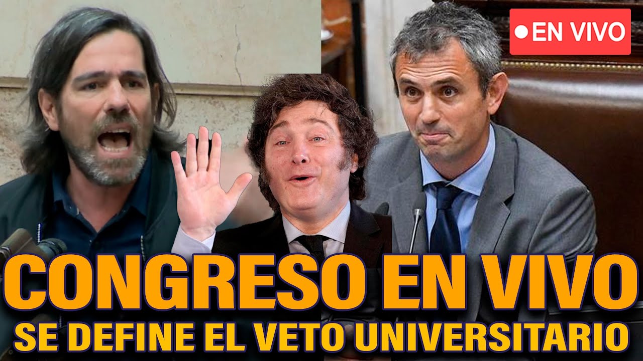 HIST&Oacute;RICO: AS&Iacute; SE APROB&Oacute; EL VETO DE MILEI | URGENTE MILEI