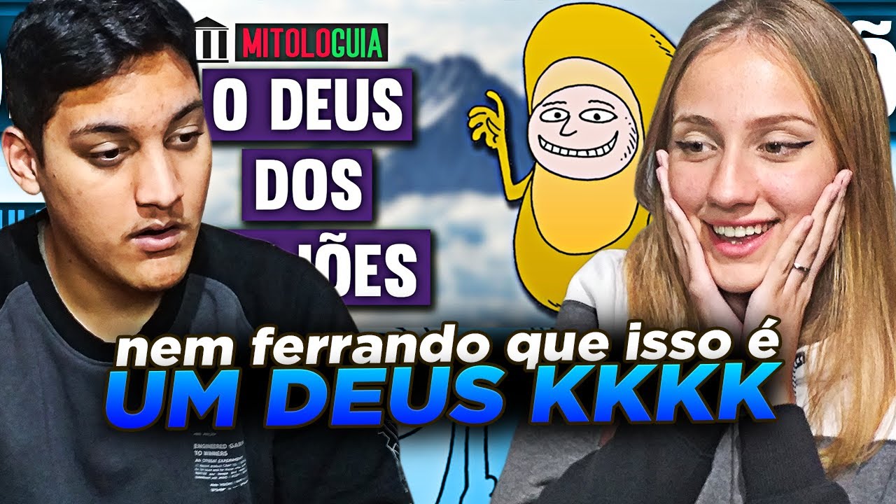REACT EM CASAL - Os Deuses Mais Ridículos da MITOLOGIA GREGA #7 (Guilherme Analisa)