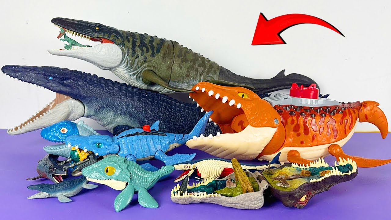 Bộ Sưu Tập Khủng Long Thuỷ Quái Đại Dương Mosasaurus Từ Nhỏ Đến Lớn Nhiều Kiểu Dáng Và Cách Chơi