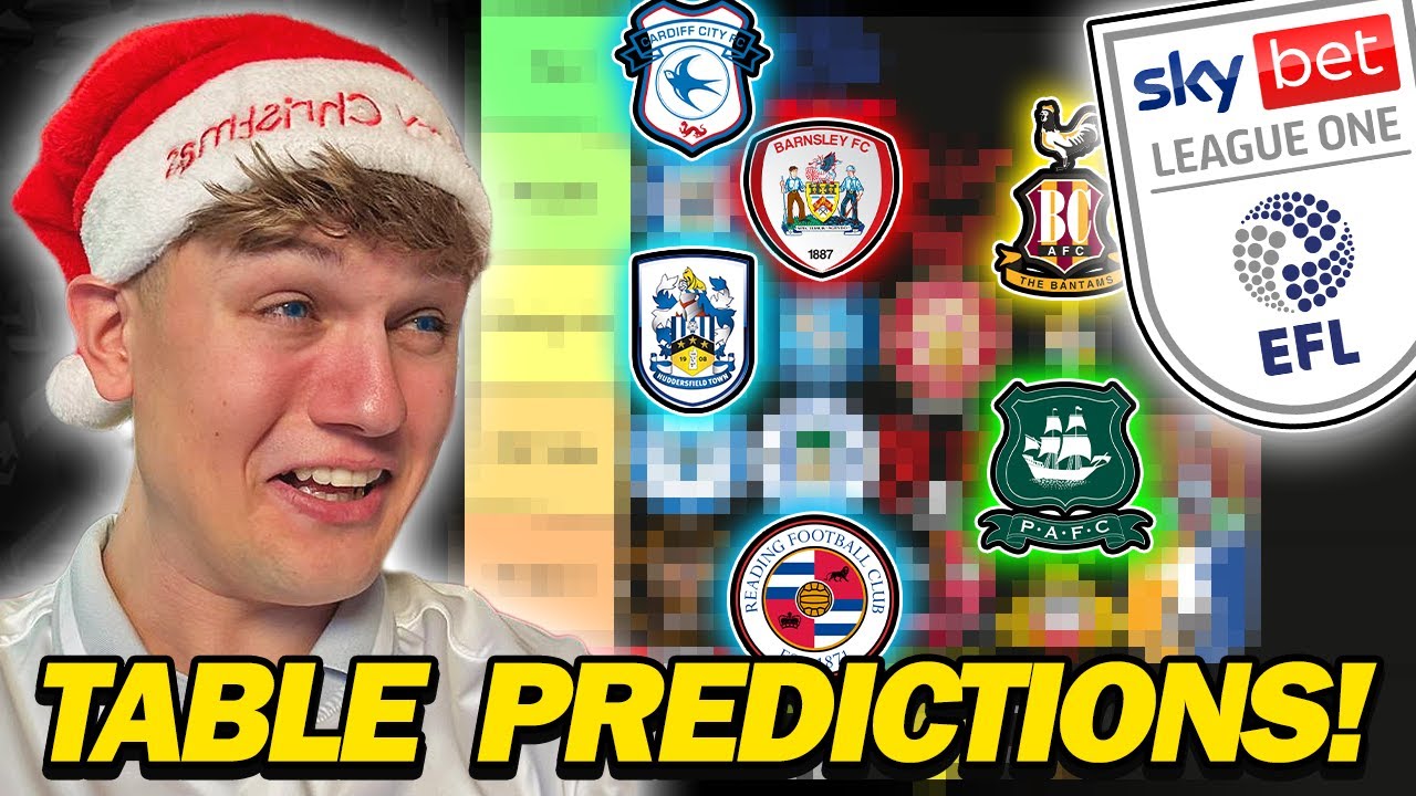 MY FINAL LEAGUE ONE TABLE PREDICTIONS!