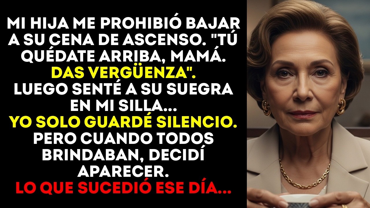 Hija me excluyó de su fiesta y puso a su suegra en mi lugar... su reacción la dejó sin palabras