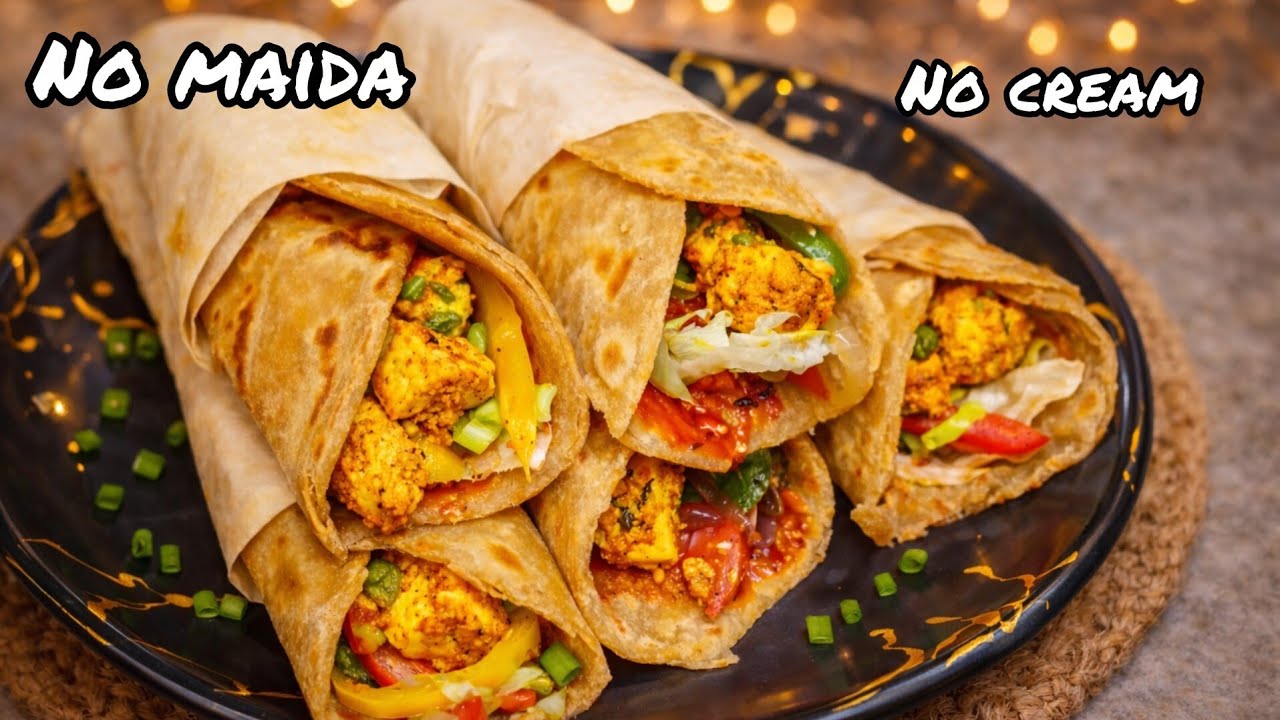  एक बार खाया तो  हफ्ते में 5 दिन यही बनाओगे | Tasty and Healthy paneer Roll 