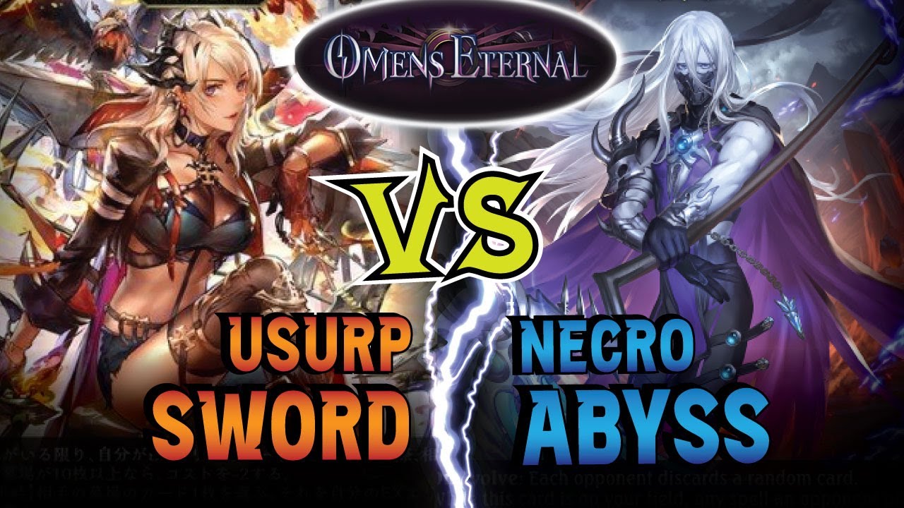 Usurpation Swordcraft vs Necrocharge Abysscraft | Omens Eternal | Shadowverse Evolve Gameplay