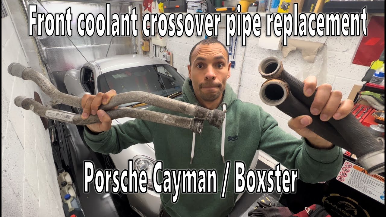 How to change your Porsche coolant pipes Cayman Boxster 997 crossover front coolant hose DIY at home