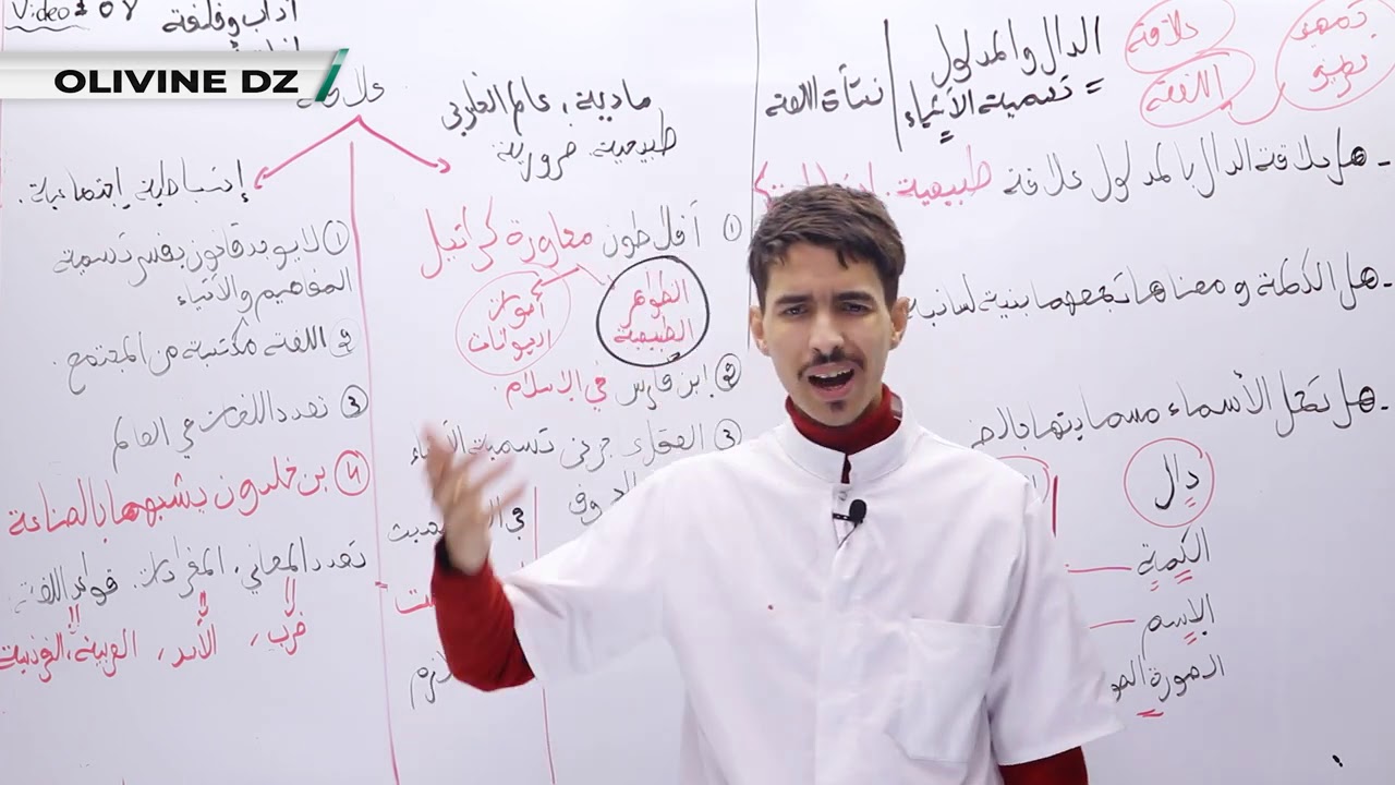 08# الفلسفة :الشعب الادبية _الدال و المدلول
