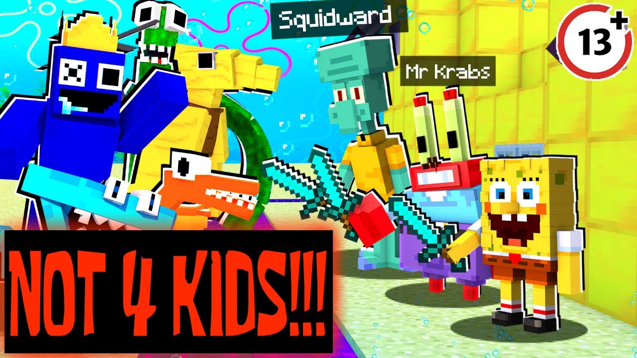 (NOT FOR KIDS!) RAINBOW FRIENDS vs Most Secure KRUSTY KRAB!