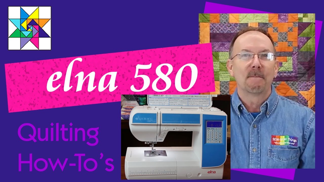 Learning how to operate the elna 580