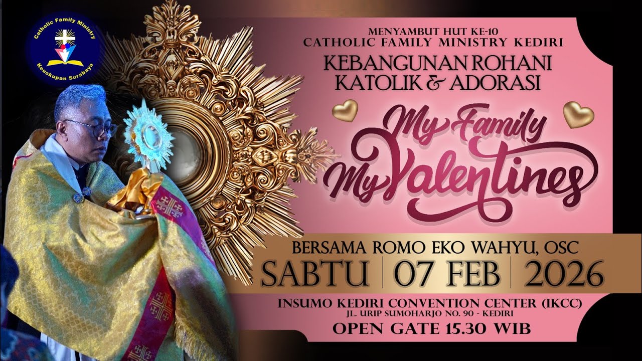 Kebangunan Rohani Katolik Kediri Ultah CFM Kevikepan Kediri yang ke 10