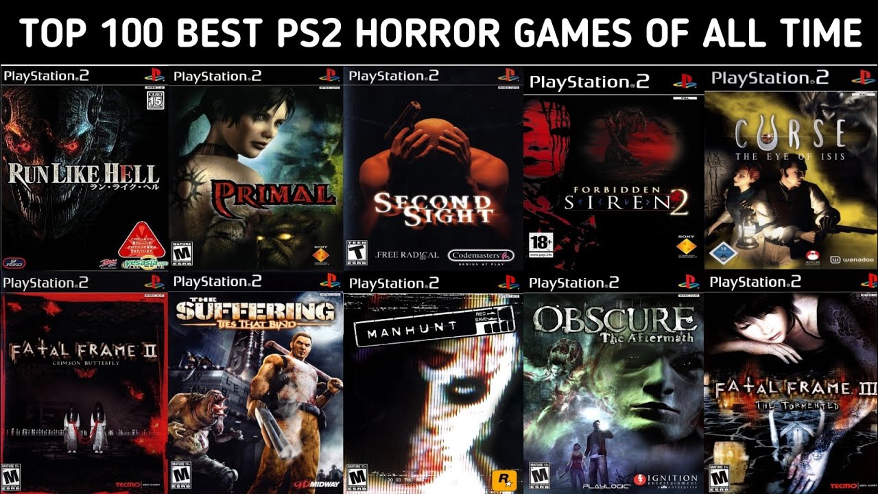Top 100 Best PS2 Horror Games Of All Time | Best PlayStation 2 Games