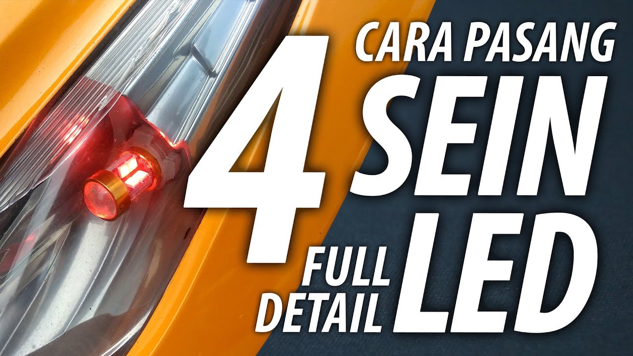 Gini cara pasang 4 pcs sein LED di Beat Karbu - TANPA ERROR!  Dari A- Z, FULL DETAIL.