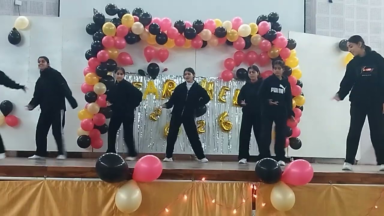 Dance performance on Farewell party || EMRS kalsi