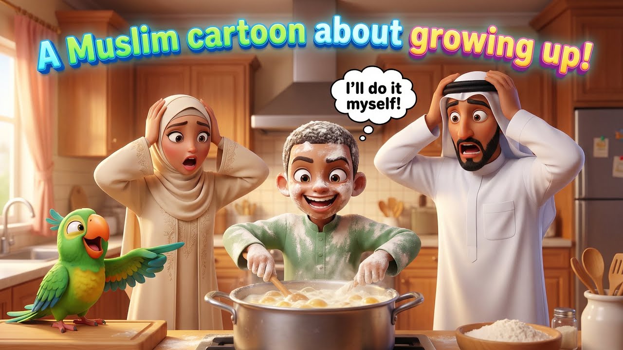 Help Makes You Grown | Musa & Amina Episode | Islamic Cartoon for Kids