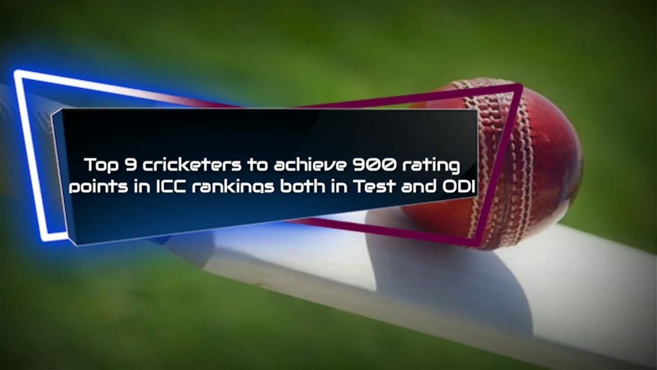 Top 9 cricketers to achieve 900 rating points in ICC rankings both in Test and ODI