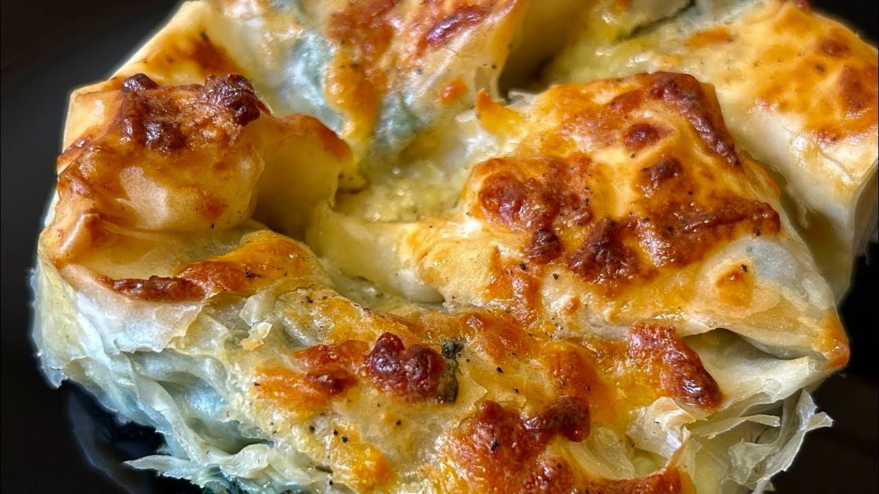 This SPINACH pie is very healthy and tasty
