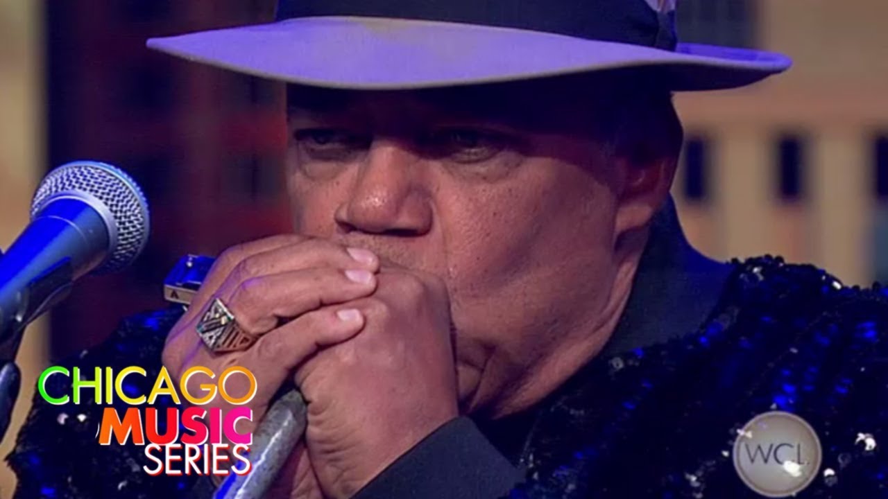 Billy Branch plays the blues on the harmonica on Windy City LIVE