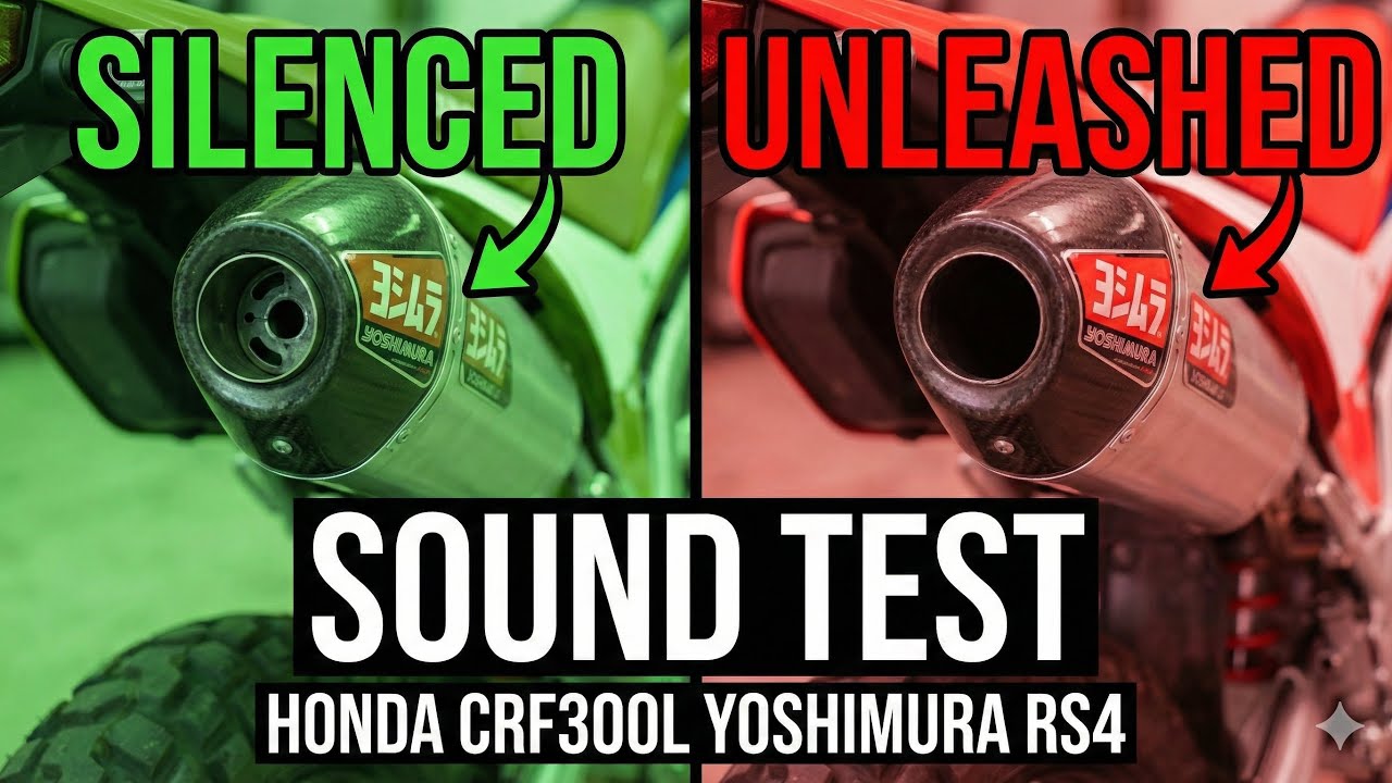 Honda CRF300L Yoshimura RS4 Full Exhaust (W / W/O Silencer)
