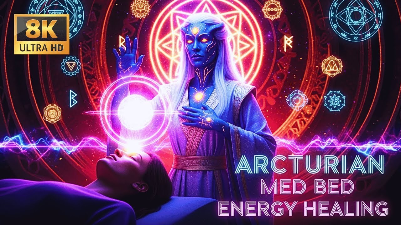 ARCTURIAN MED BED FOR ASCENSION 🛏️ Healing Codes + 528Hz for Deep Transformation & Soul Evolution