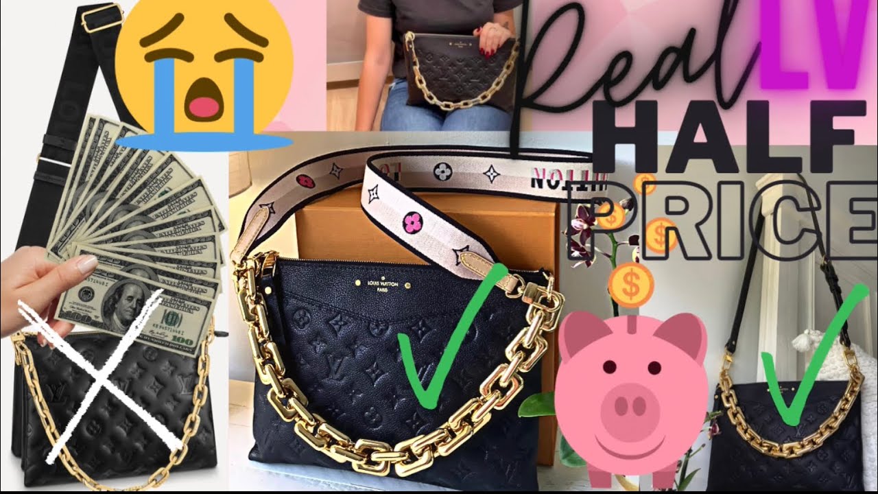 How to make your own Louis Vuitton Coussin crossbody bag on the “CHEAP” Review of LV’s Daily Pouch