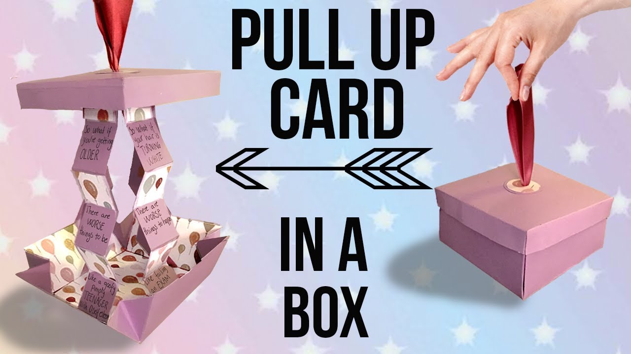 Pull Up Card In A Box - Lantern Accordion Card DIY