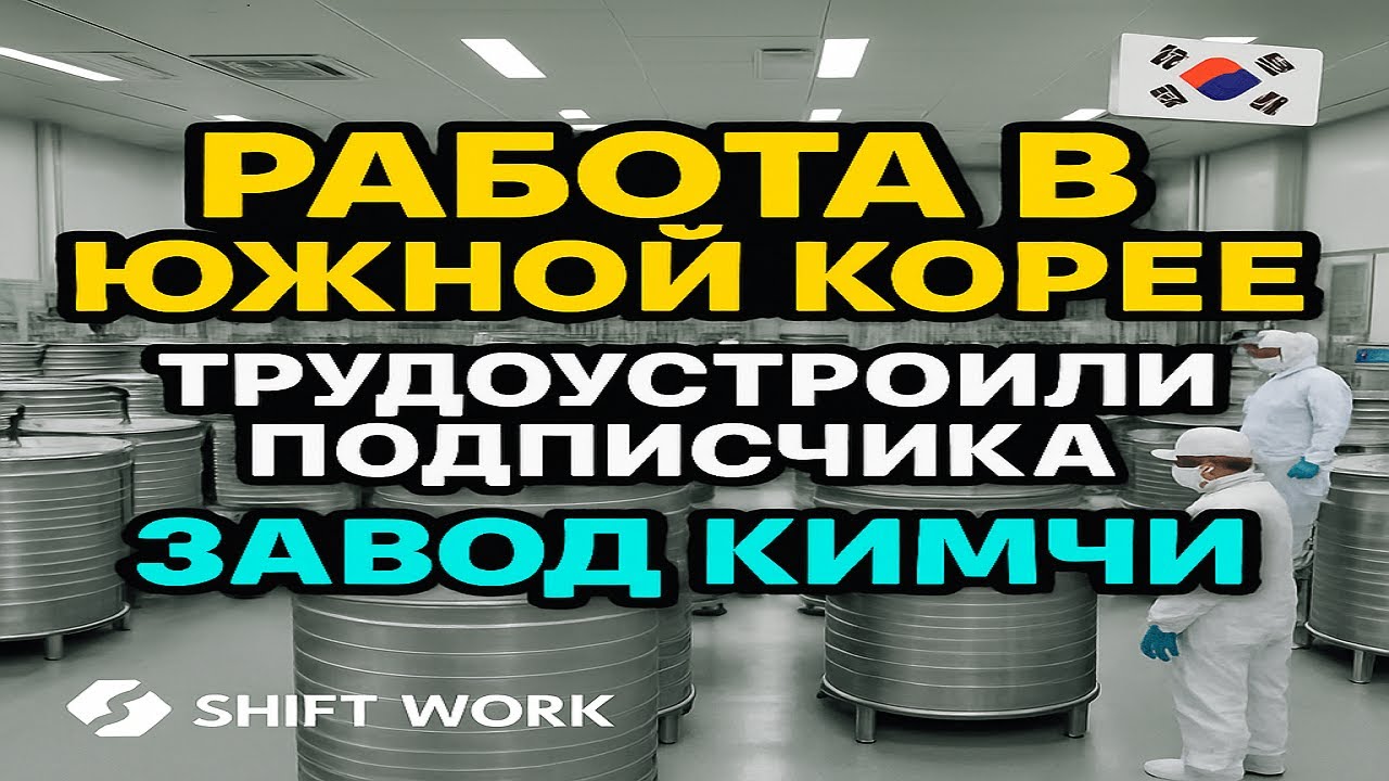 Работа в Южной Корее — Трудоустроили подписчика на завод Кимчи! Реальный отзыв