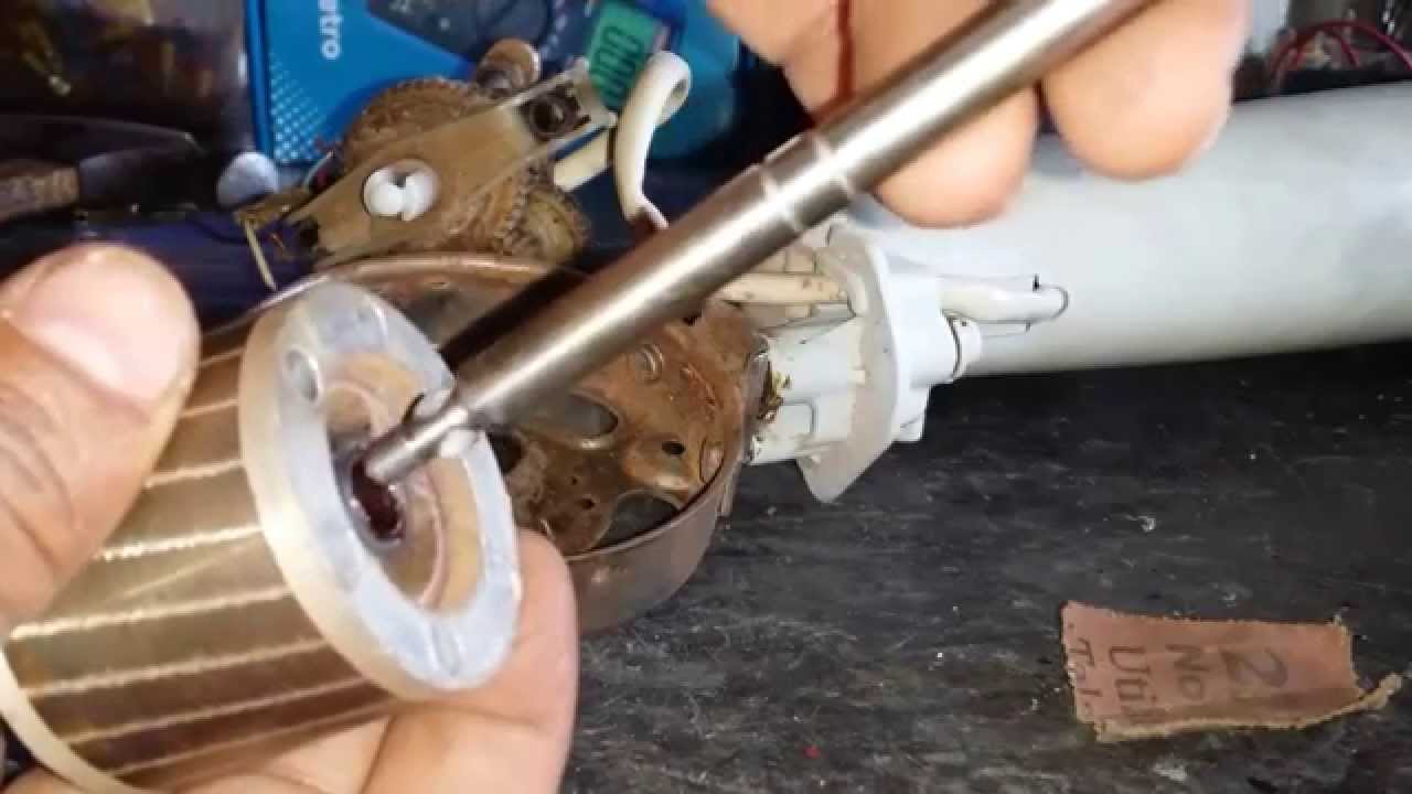 Aprendendo a trocar as buchas ventilador Arno parte 1