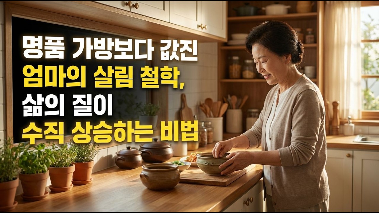🌱엄마의 지혜: 세대를 넘어 전해지는 살림의 지혜와 그로 인해 얻은 삶의 가치, 가족과 공동체를 지키는 어머니의 따뜻한 지혜 #가족 #어머니의지혜 #살림의지혜