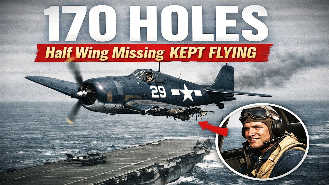 170 Holes and Half a Wing Gone The F6F Hellcat That Refused to Die