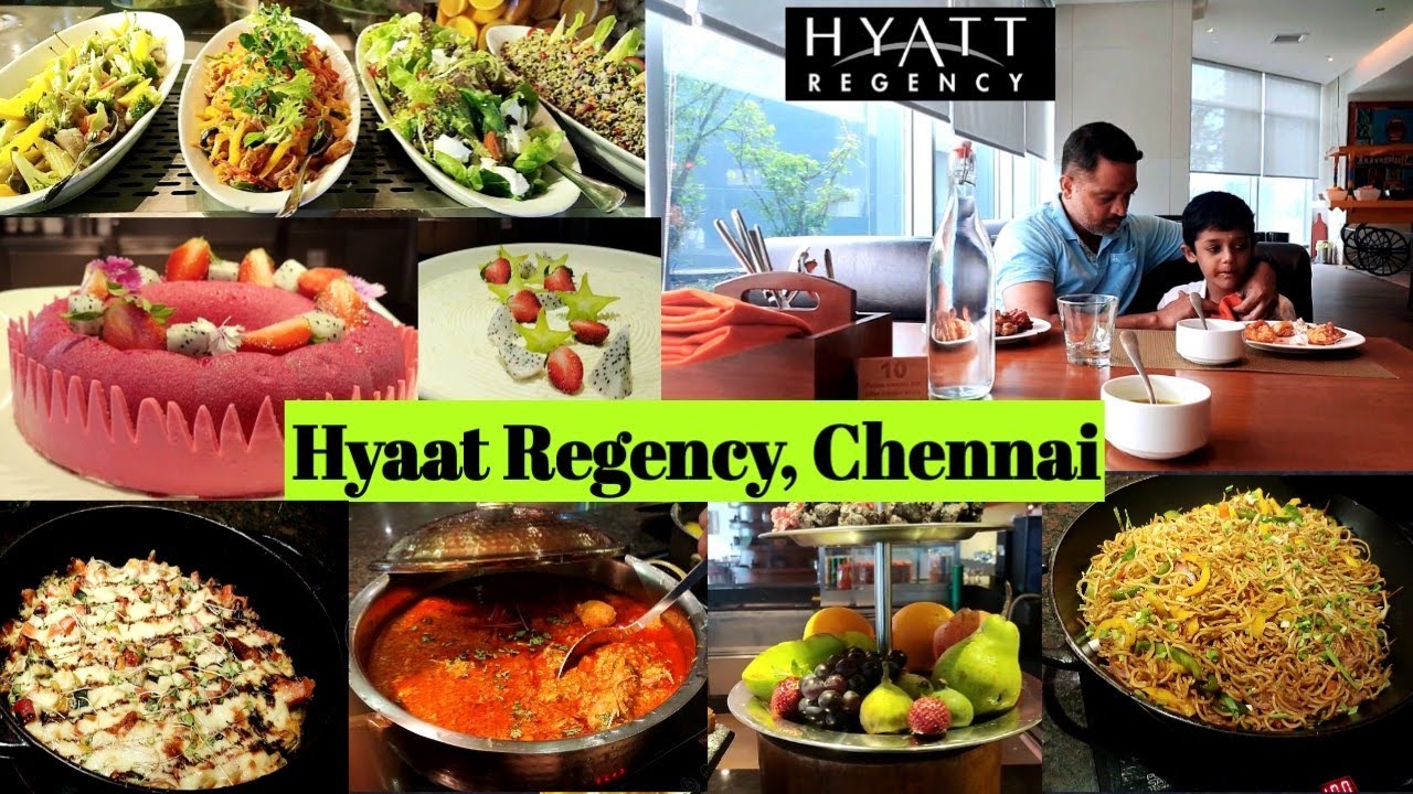 Hyatt Residency Chennai | Five Star Hotel Grand Buffet with 50 plus Items | Luxury hotel in chennai