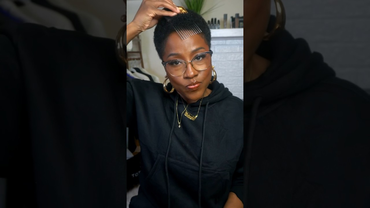 TWA 🔥 how to style short hair