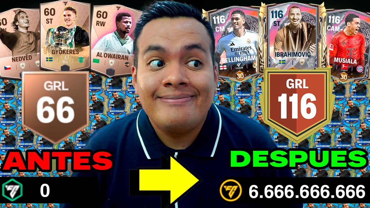 Mejoré Cuenta de Suscriptor Regalándole Jugadores con Máximo de GRL en FC Mobile
