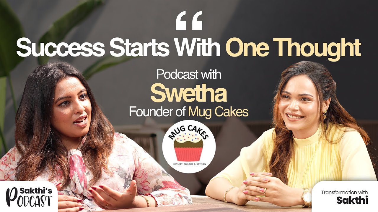 Can a single thought truly change everything?Swetha kishore unfiltered! #mugcake #podcast