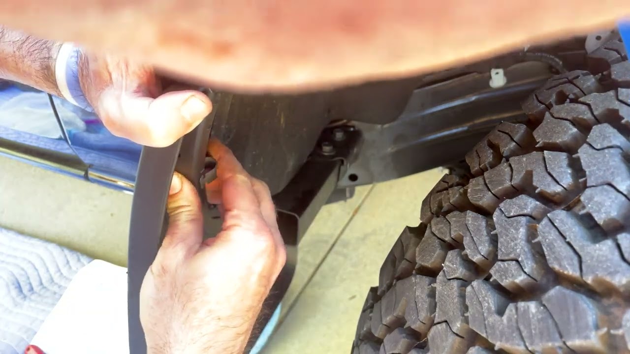 How to Install Molded Mud or Splash Guards on 2021 Ford Bronco Badlands Edition